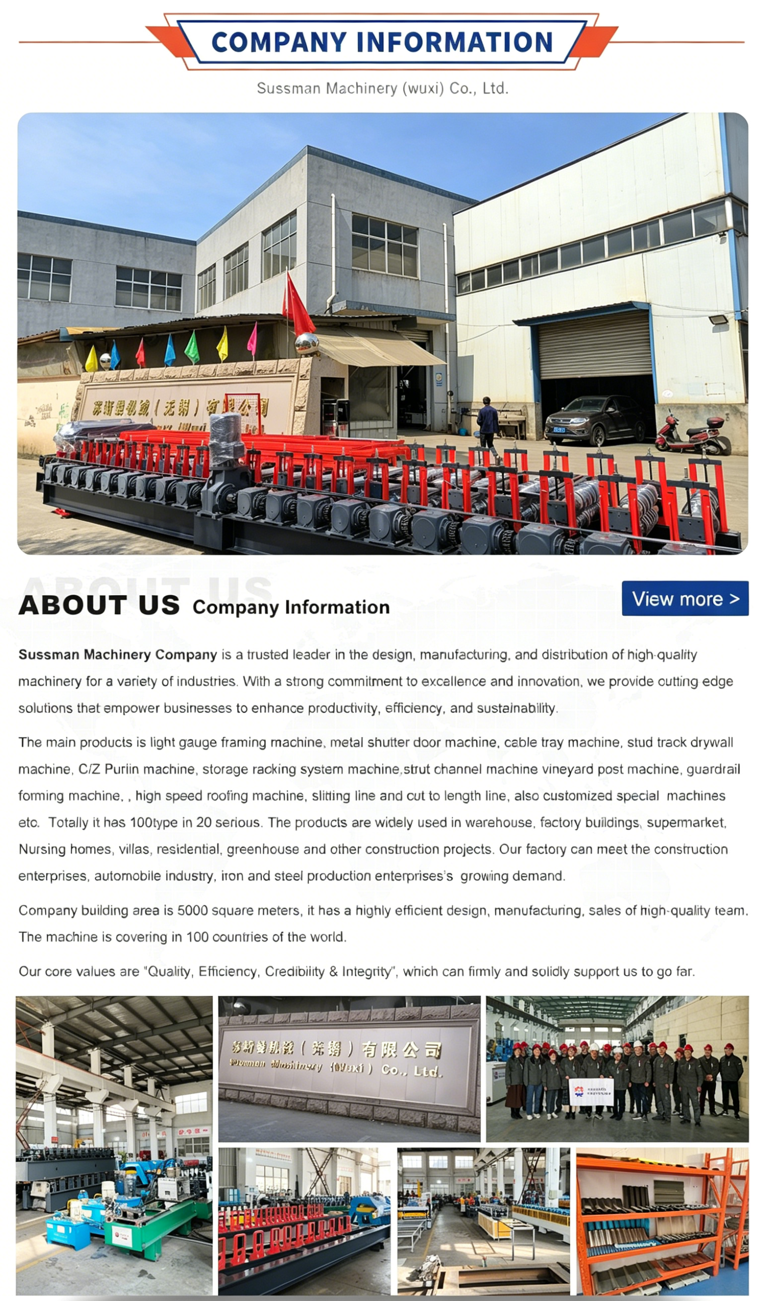 Galvanized Steel Iron Door Frame Making Machine PLC Control 18 Stations