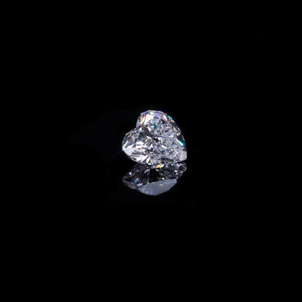 Heart Shaped 0.5-2.5 Carat Lab Grown Diamonds HPHT CVD Certified Loose D E F G H Colors VVS1 Clarity IGI Certified
