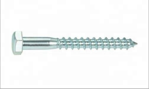 Запаздывание головы наговора M20 DIN571 скрепляет болтами гальванизированные винты стального шестиугольника деревянные