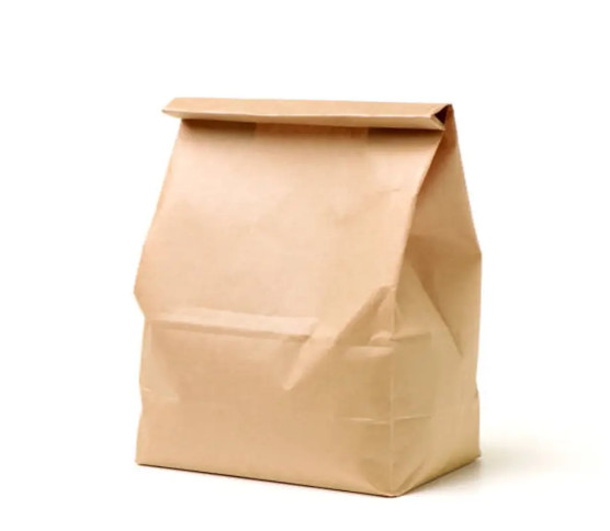 bolso de compras caliente de encargo del papel de Kraft de la venta