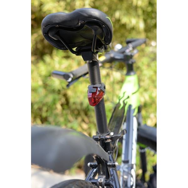 200m Visible Bicycle Rear Lights 6.2X4.3X3.75cm Safety For Cycling