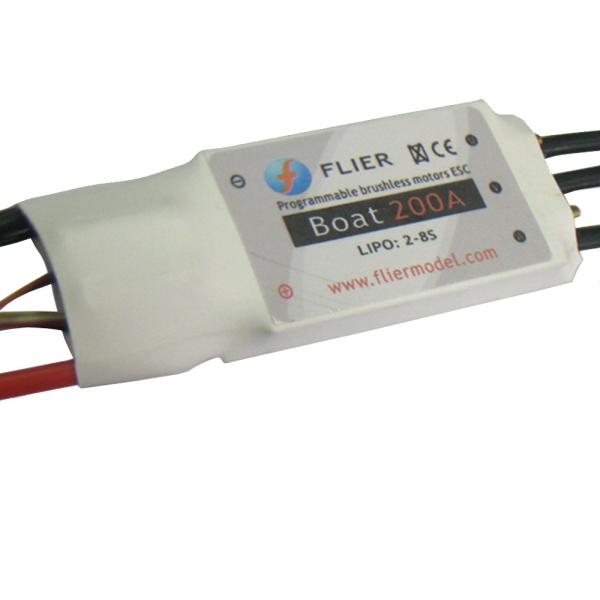 controlador eletrônico da velocidade do ESC do Watercooling de 8S 200A com verificador servo 280g