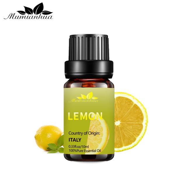 hidratação orgânica natural do ODM dos termas da massagem do óleo essencial do limão 100ml