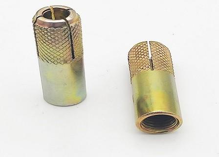 Carbon Steel White Or Yellow Galvanized Drop In Anchor