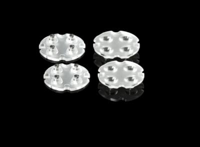 Versatile COB LED Lens Φ19.2*3.7 4in1 Spotlight Lens for All Lighting Applications