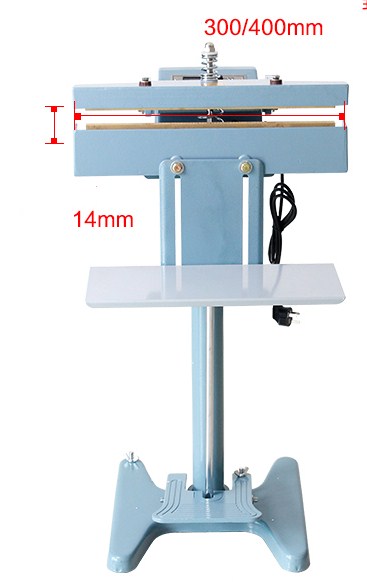 Алюминиевый каркас Однослойный нагреватель Foot Stamping Impulse Sealer PSF-350/450/650