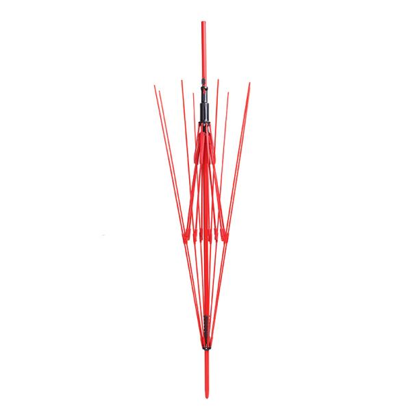 Straight Umbrella 23inch 8k Reverse Umbrella Frame Iron Coated Medium Rod Fiberglass
