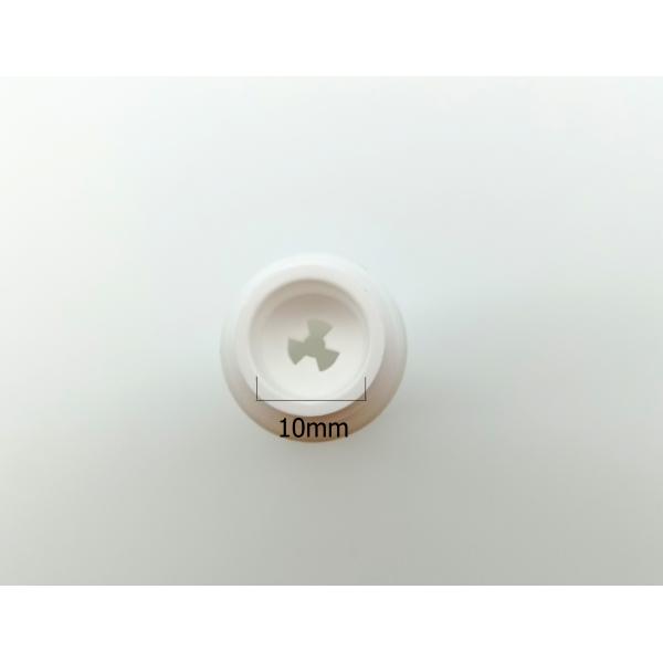 D19mm Empty Cosmetic Serum Squeeze Soft Tube with Metal Applicator 15g PE Eye Cream Tube