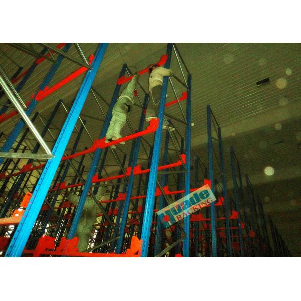 Warehouse Automated Radio Shuttle Racking Cold Supply Chain Pallet Shuttle System