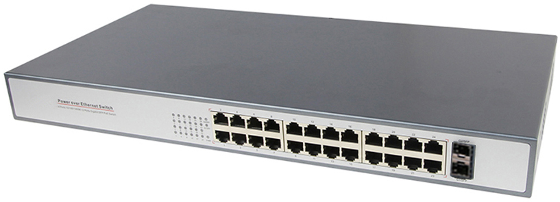 24 переключателя сети 10/100/1000M локальных сетей портов слот 2 SFP для проекта CCTV