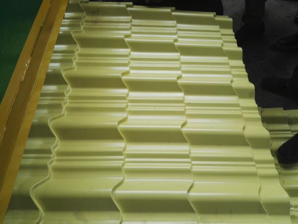 Hydraulic Cutting Roof Panel Machine Roller Forming Machine 980 Type