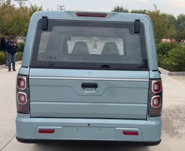 Sapphire Blue Electric Pickup Trucks quatro Wheeler Ev Pickup Truck 5000W