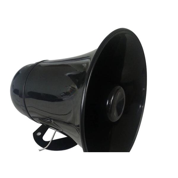10W Plastic Full Range Horn Speaker , Powered PA Horn With AC / DC Power Supply