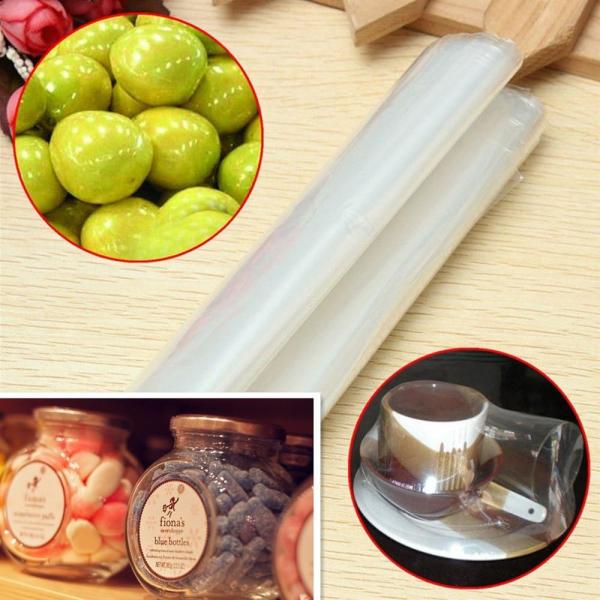 Shrink Wrap Bags, 4 x 4 inch, PVC Heat Shrink Wrap for Handmade Soaps Bath Bombs, Art Crafts and DIY Crafts