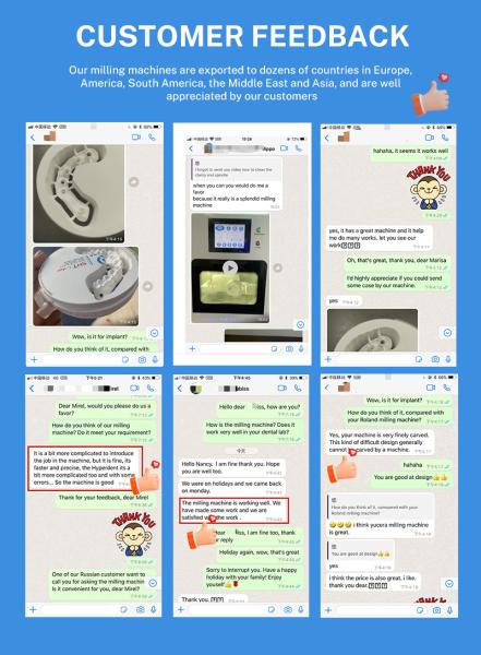 Yucera Industrial Metal Milling Machine Suitable for Dental Lab Zirconia Blocks