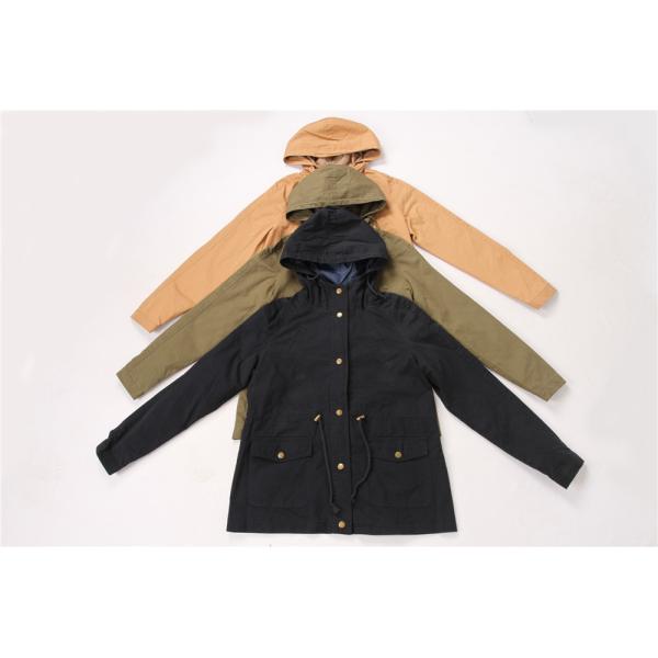 Ladies longline COTTON parka, Women's cotton coat, Very Washed, Chic style
