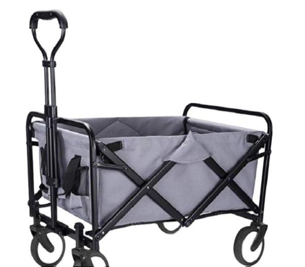 Foldable Picnic Trolley Cart for Babies/Kids Outdoor Stroller Weight Capacity 260KGS