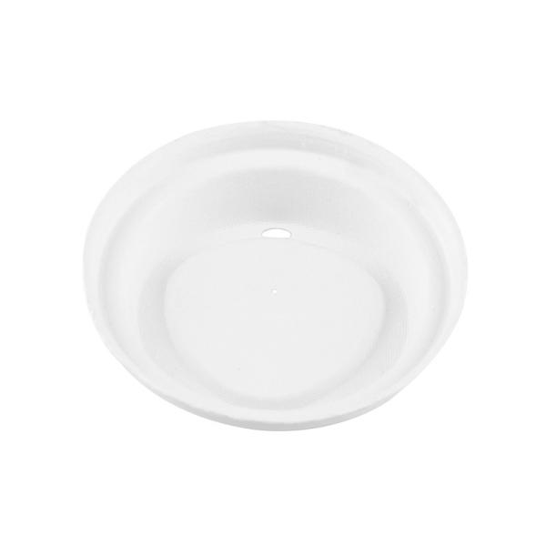 Natural Sugarcane Bagasse Pulp Cup Cover Eco Products Disposable Reusable Cup Lids With Customized