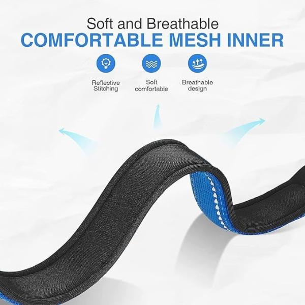 Soft Neoprene Padded Dog Collar with Waterproof Reflective C-01