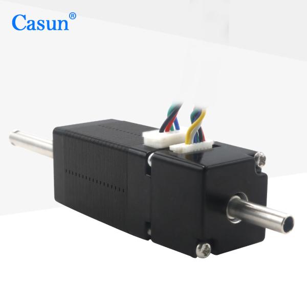 Casun Nema 8 Special Shaft Stepper Motor With Encoder 40mN.m 0.6Amp Light Weight