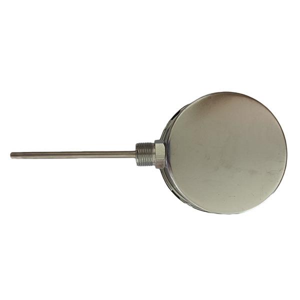 Spiral Bimetallic 100MM 4'' Bayonet Steel Case Bimetallic Actuated Thermometers 1/2 NPT