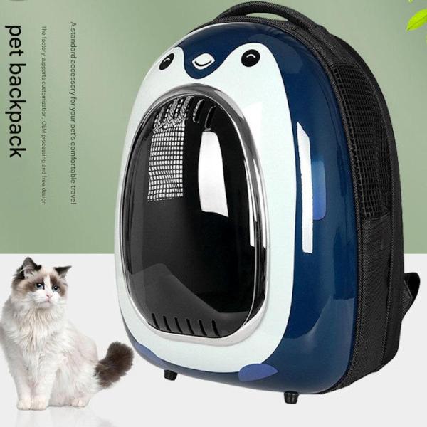 Lindos suministros para mascotas 31*24*42CM Bolso de viaje para mascotas Diseño rígido Mochila para salir para mayor comodidad y durabilidad