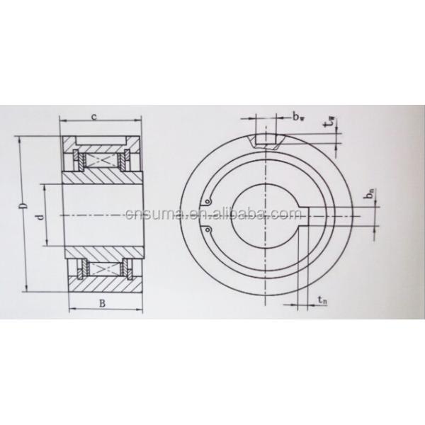 CKA One Way Bearing 25mm ID 62mm OD 145Nm Torque