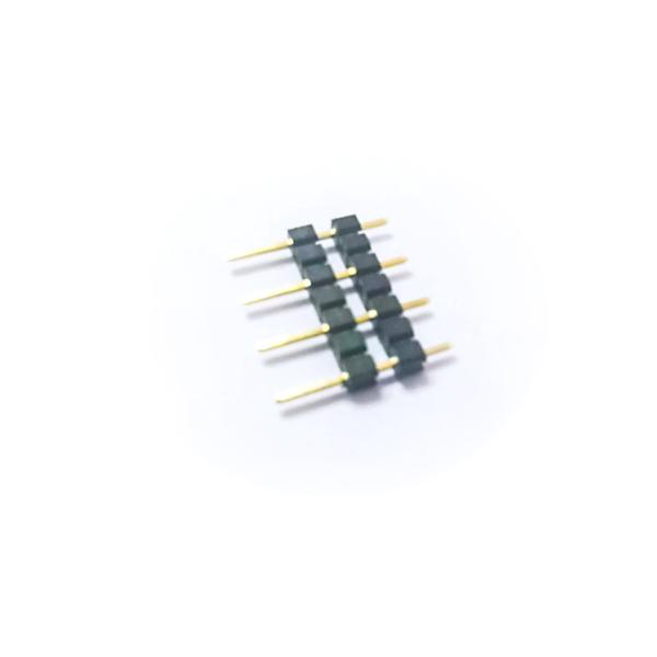 Phosphor Bronze 2.54MM Pitch PA6T 1*7P Gold Flash Pin Header