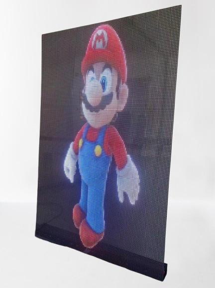 P6.25 Affichage LED transparent holographique intérieur SMD1415 Haute luminosité 5000 nits