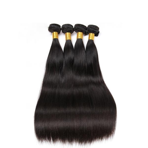 Человеческие волосы девственницы 100% чистые бразильские прямые связывают расширение волос норки