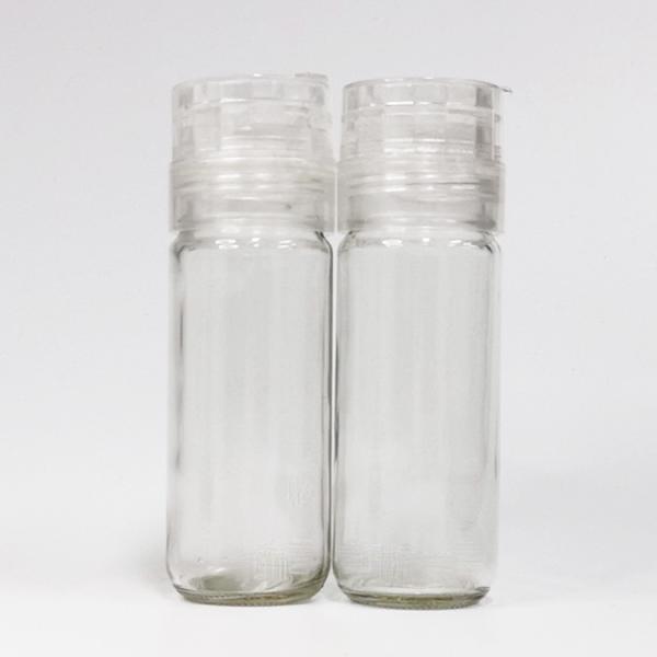 Glass Jar 143g 133mm 100ml Spices Bottles Mill For Grinding