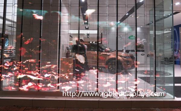 Écran LED transparent P3.91-7.82mm Luminosité 3000CD