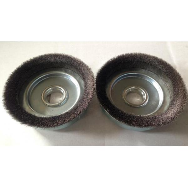 Engine Assembly Stainless Steel Crimped Wire Cup Brush 150mm OD For Deburring