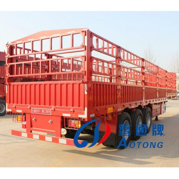 3 оси 60 тонн грузовик открытый грузовой плоскостроительный козырь ограждение полуприцеп с JOST 2