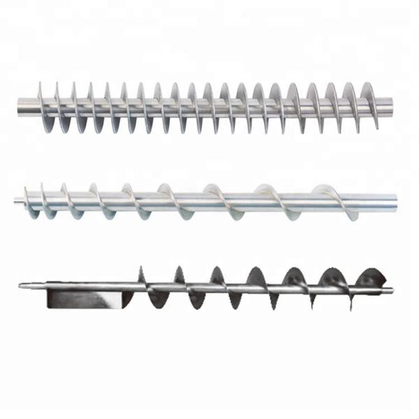 OEM Custom Stainless Steel Food Grade Auger Screw for Grain Sweep Silo