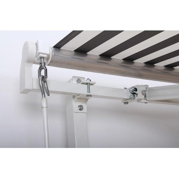 Outdoor Aluminum Alloy Folding Arm Retractable Awning with Durable PU Coated Sail