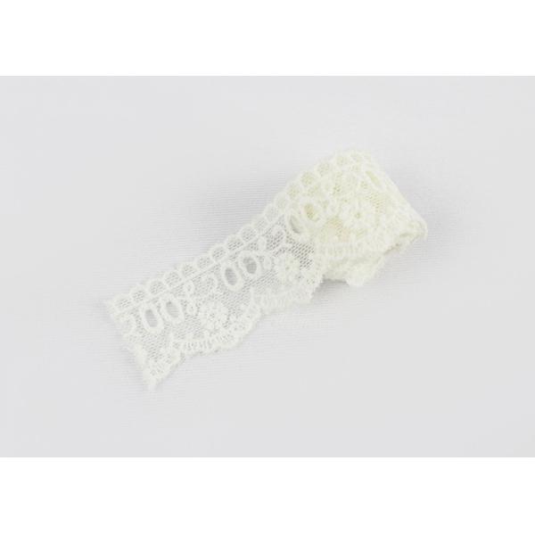 Отделка шнурка свадьбы отверстии нейлона молока Силк для одежды, флористической вышитой ленты шнурка