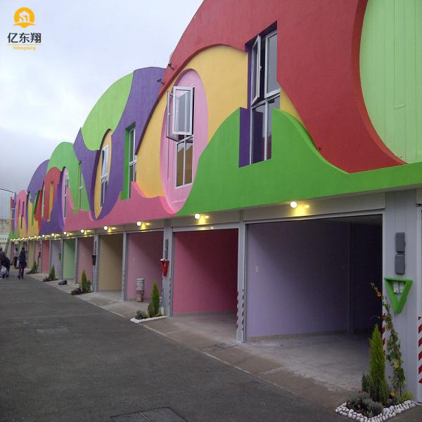 Light Steel Structure Prefabricated House , Prefab Industrial Building With Toilet Sink Shower