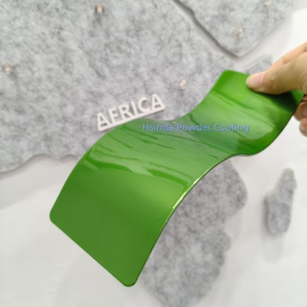 Chrome Illusion Green Polyester Electrostatic Powder Paint for Metal Coating