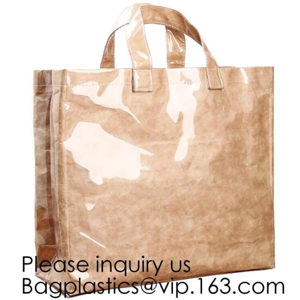 Tyvek Reversible Reusable Shopping Tote Beach Pool Travel Bag Ultra Soft FOLDABLE Material,Reusable Grocery Bag, Easily
