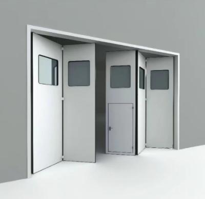 Manual / Automatic Sliding Folding Doors 57mm Door Panel Thickness
