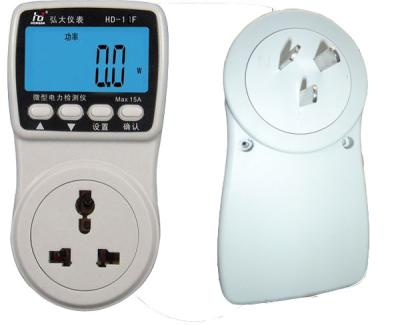 1,0 a energia elétrica da precisão obstrui dentro o monitor de poder com grande exposição do LCD