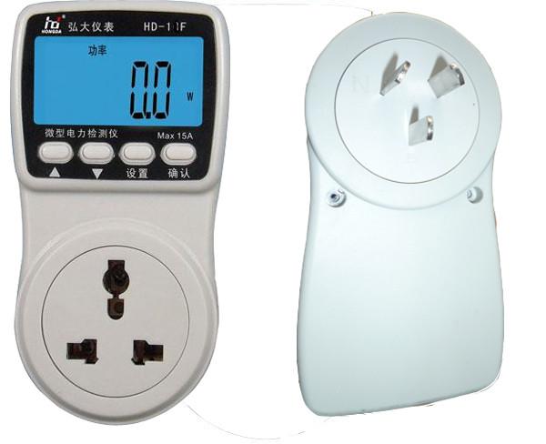 1,0 a energia elétrica da precisão obstrui dentro o monitor de poder com grande exposição do LCD