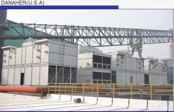 Most Energy Efficient Closed Circuit Fluid Cooler 1× 65000 M3/H Blowing Rate