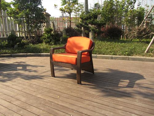 European Style Hand-Woven Outdoor Rattan Furniture Sofa Chair