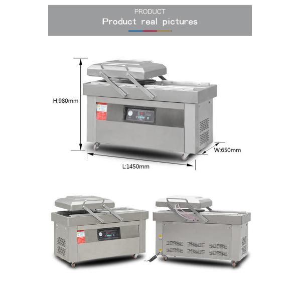1450*650*980 Double Chamber Vacuum Sealer for Automatic Food Vacuum Packing Machine