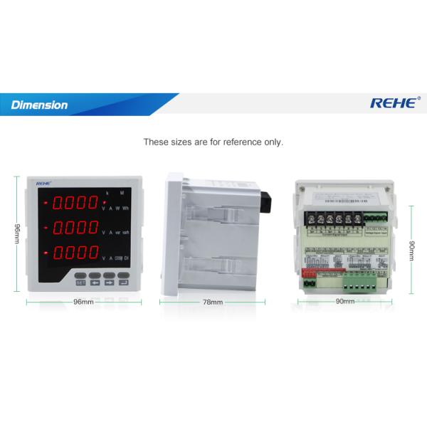 High quality True RMS Digital current voltage frequency amp volt hz multimeters