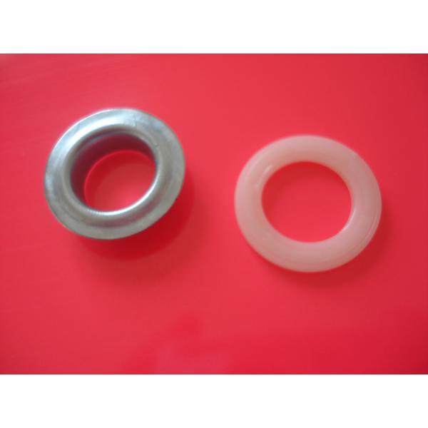 10.5mm Small Plastic Grommets Metal , Plastic Snap Together Grommets 1500sets Per Bag