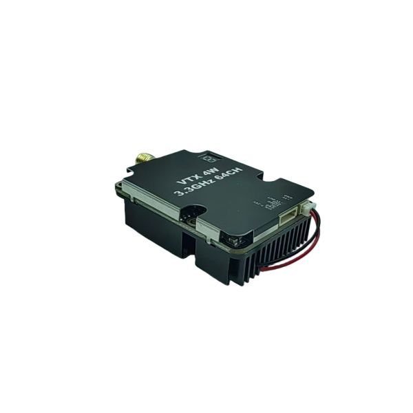 High-efficiency 64CH FPV VTX (Pit/2W/4W) with IRC, 7-26V Input & SMA Connector for Racing Drones