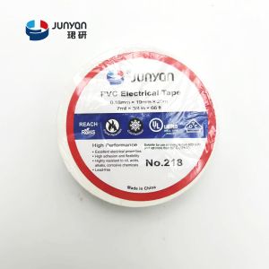 218 Cintas eléctricas ignífugas de 19 mm de PVC blanco para aislamiento eléctrico